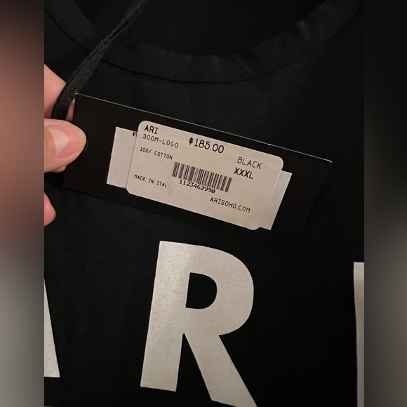 NEW w Tags ARI Soho Graphic Print Crew Neck T-Shirt size XXXL fits like XL Italy - Picture 5 of 10